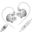 KZ ZST Pro X — Fone Intra-Auricular Híbrido com Driver Duplo