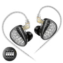 KZ ZA12 - Fone in-ear Híbrido Profissional