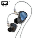 KZ ZAS Pro — Fone Intra-Auricular Híbrido 7BA + 1DD