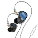 KZ ZAS Pro — Fone Intra-Auricular Híbrido 7BA + 1DD
