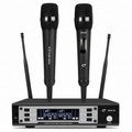 Microfone sem fio Duplo KZ Music Store KZM-10